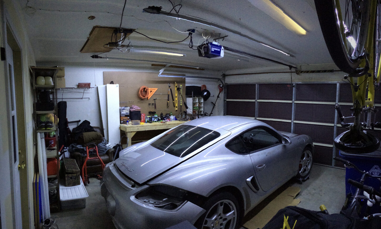Porsche Cayman S — before